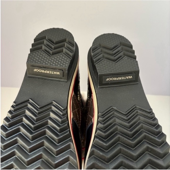 Sorel Tofino II Winter Boots Snow Shoes Leather Brown Black Red Womens Size 8.5 - Picture 13 of 14